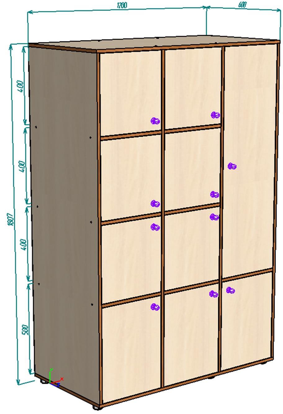 Каталог Нестандарт Стеллаж Джери 180х120  от магазина ПолКомода.РУ