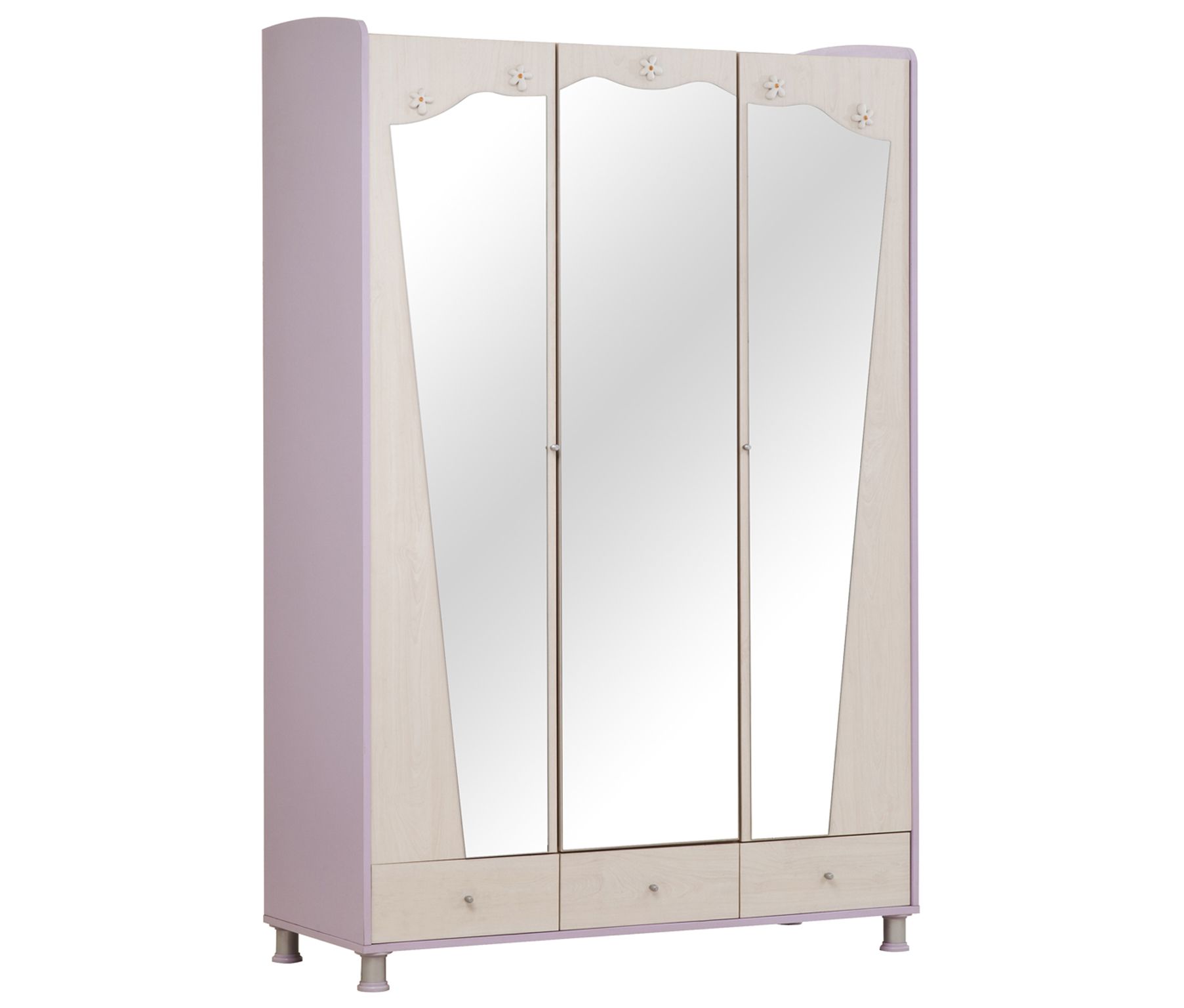 Каталог FLOWER FW101 ШКАФ 3-Х ДВЕРНЫЙ от магазина ПолКомода.РУ