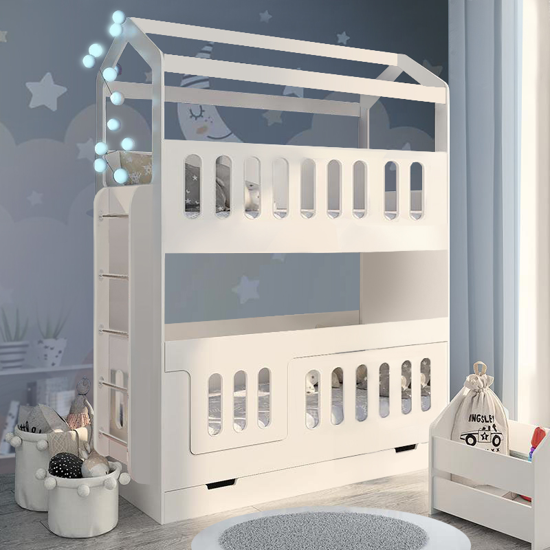 Каталог Двухъярусная кровать Сказочный домик ДС-300 от магазина ПолКомода.РУ