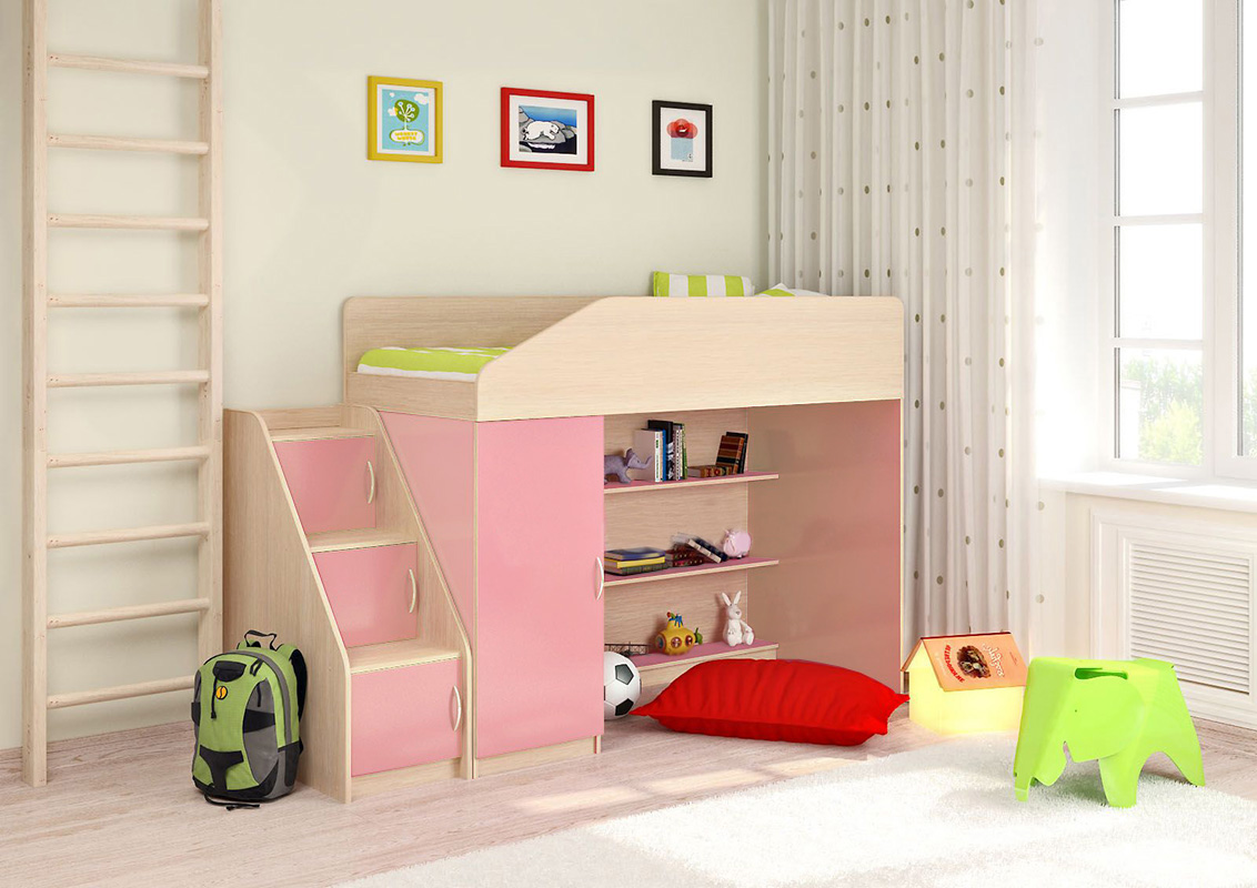 Каталог Кровать чердак Л-11.5 от магазина ПолКомода.РУ