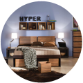 Каталог Спальня HYPER фабрики Глазов от магазина ПолКомода.РУ