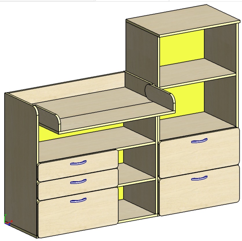 Каталог Комод детский пеленальный от магазина ПолКомода.РУ