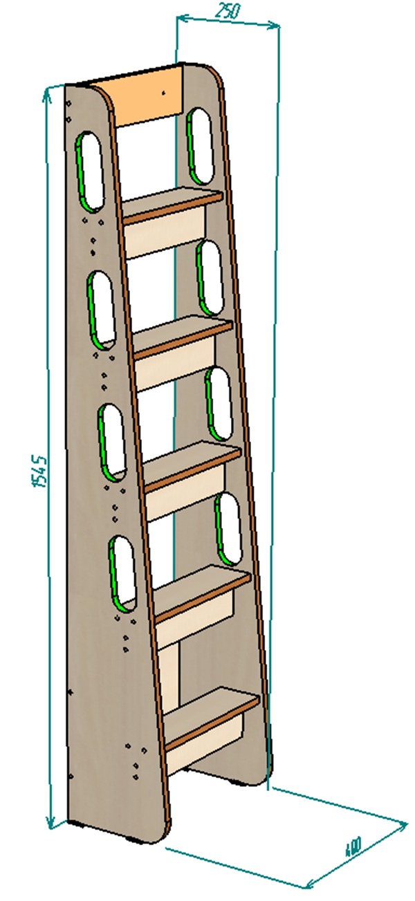 Каталог Лестница Трио от магазина ПолКомода.РУ