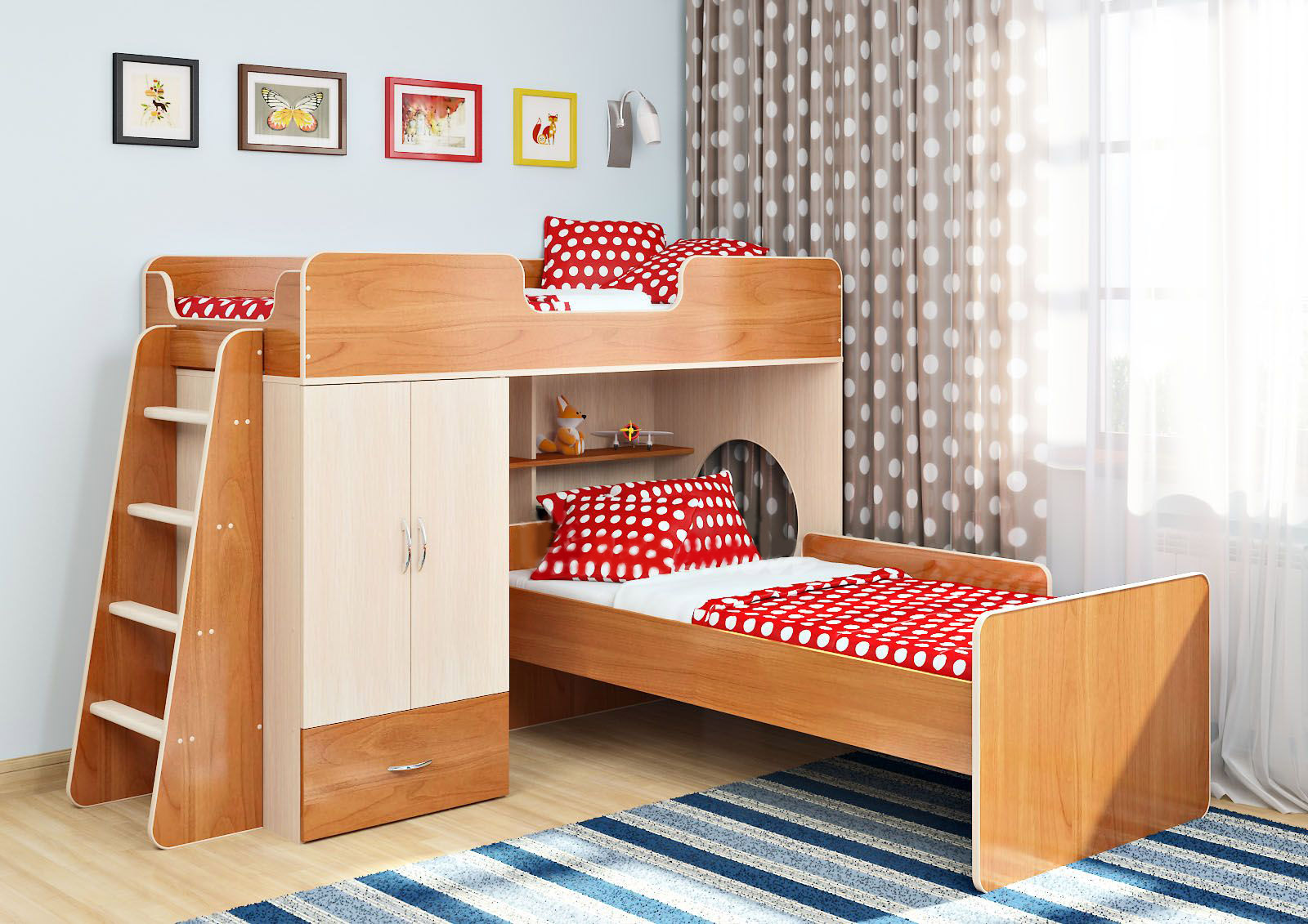 Каталог Кровать чердак Л-3.4 от магазина ПолКомода.РУ