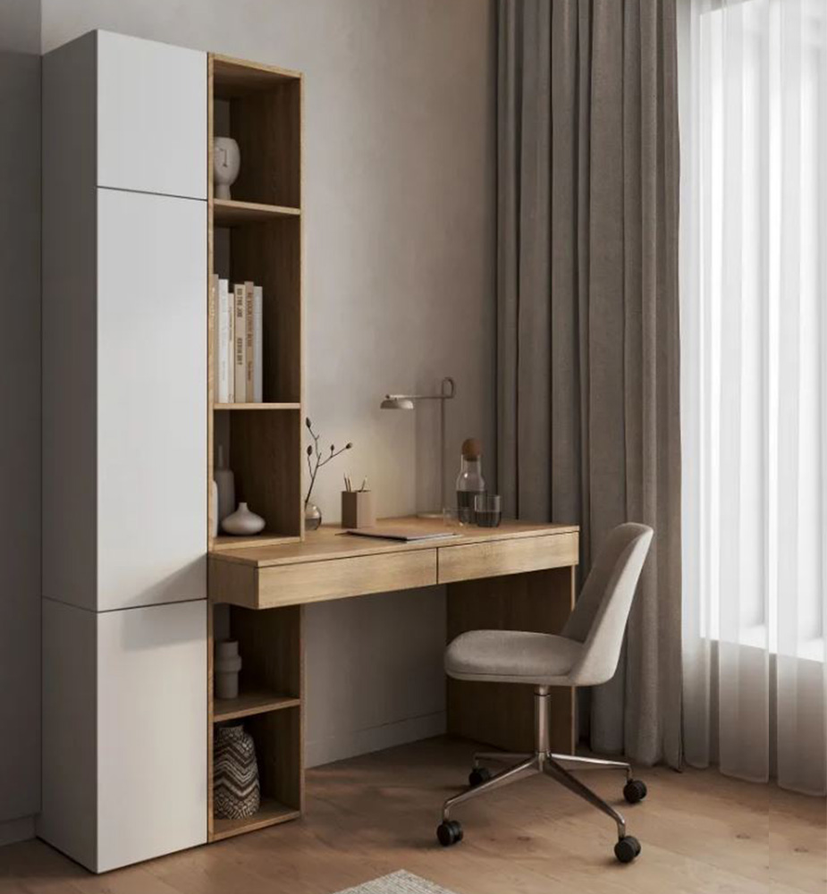 Каталог Стол письменный со стеллажом 1512 от магазина ПолКомода.РУ