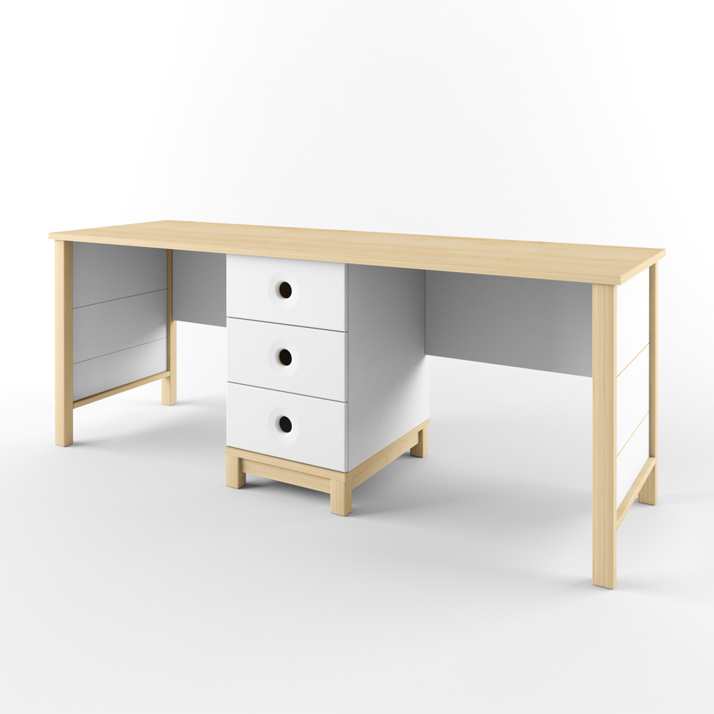 Каталог Стол на два рабочих места «Робин Вуд Лайт» от магазина ПолКомода.РУ