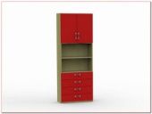 Каталог Шкаф двустворчатый (2 двери, 2 ниши, 4 ящика) Карамель от магазина ПолКомода.РУ