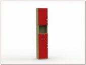 Каталог Шкаф-стеллаж (1 ниша, 2 ящика, 2 двери) Карамель от магазина ПолКомода.РУ