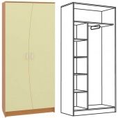 Каталог Ника 403 Шкаф от магазина ПолКомода.РУ