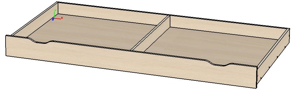 Каталог Нестандарт Ящик ДС 2_13 90х180 от магазина ПолКомода.РУ