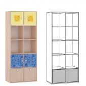 Каталог Тетрис 1 325 Стеллаж от магазина ПолКомода.РУ