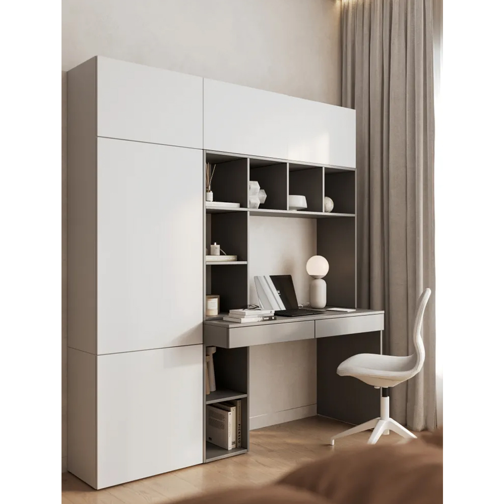 Каталог Стол письменный со стеллажом и шкафом 1800 от магазина ПолКомода.РУ