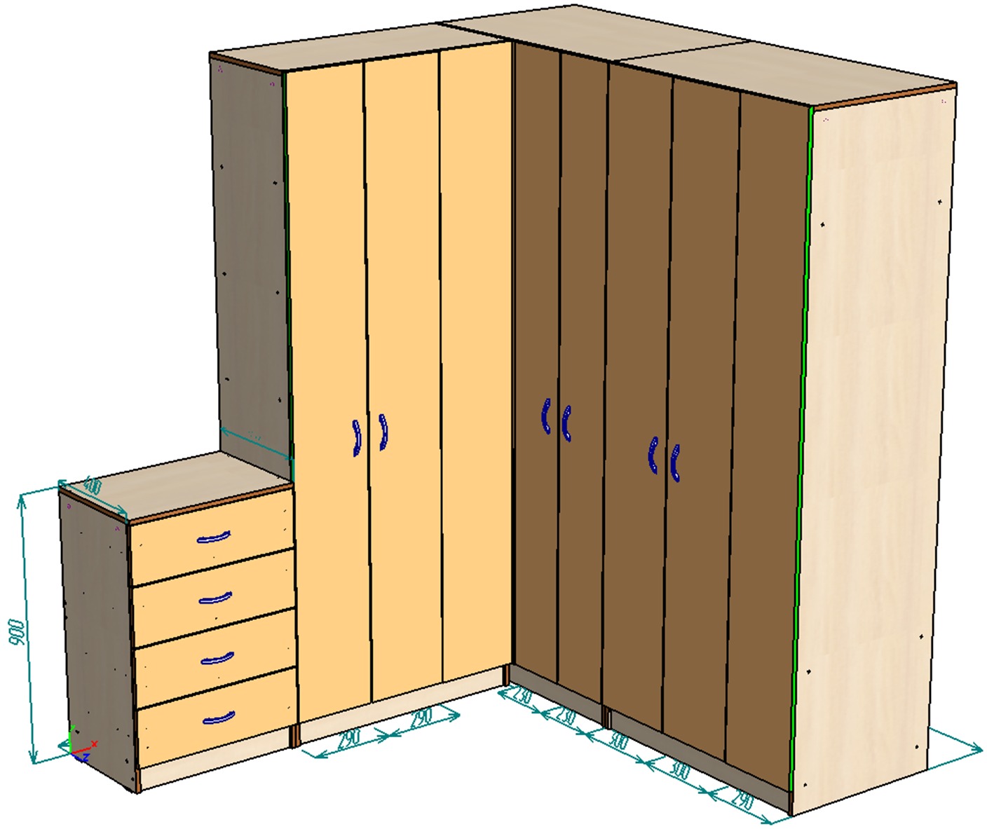 Каталог Нестандарт Шкаф для прихожей от магазина ПолКомода.РУ