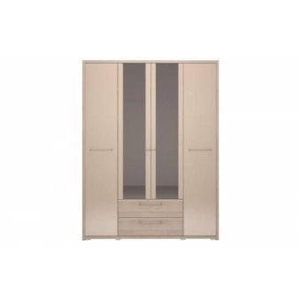 Шкаф 4-х дверный мод.9 Вива с ящиком с зеркалом - 29140