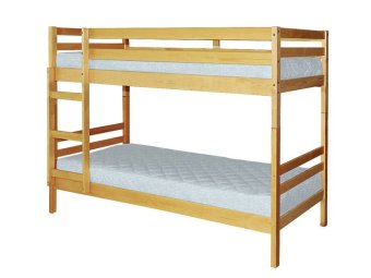 Кровать двухъярусная массив трансформер без ящиков - 15100