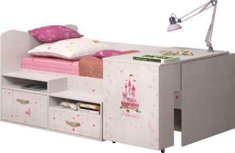 Комплекс универсальный мод.12 Принцесса настил из брусков - 16531