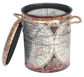 Пуф с ящиком для хранения PARIS (к-кт 2шт.) - 4290