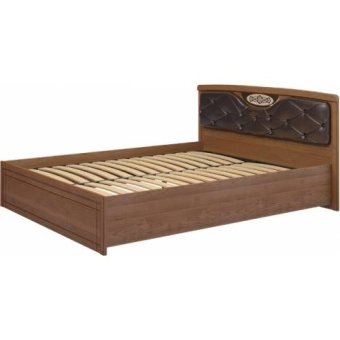 Кровать двойная 1600 мод.29 Лондон с подъемным механизмом + мягкий элемент - 38592