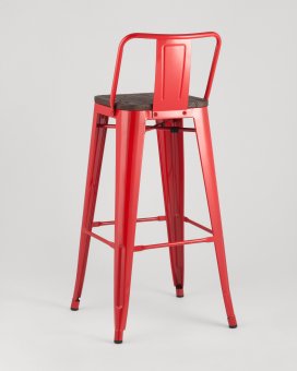 Стул полубарный TOLIX WOOD со спинкой - 4390