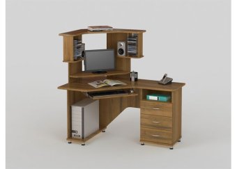 КС 20-17м1, Стол компьютерный (орех валенсия) - 24230