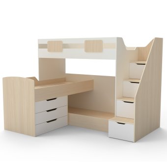 Трехъярусная кровать Студия 190х90 - 65490