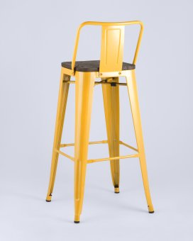 Стул полубарный TOLIX WOOD со спинкой - 4390