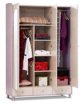 FLOWER FW101 ШКАФ 3-Х ДВЕРНЫЙ - 31434