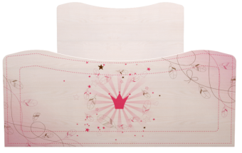 Кровать 900 мод.5 Принцесса без ящиков - 15011