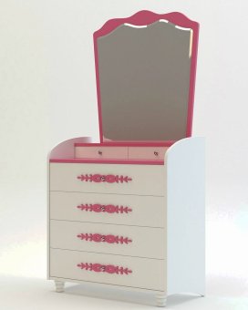 КОМОД С ЗЕРКАЛОМ СТЕФАНИЯ FEMA BABY - 34190