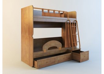 Немо (НКР-01) Двухэтажная кровать - 32835