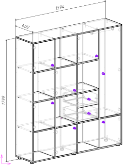 Нестандарт Стеллаж Джери 2 - 31370