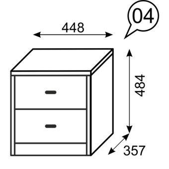 Тумба мод.4 Ультра - 3050