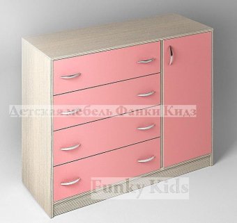 Комод с дверкой Фанки Кидз 13/6 СВ - 9600