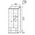 Шкаф комбинированный мод.14 Принцесса - 13577