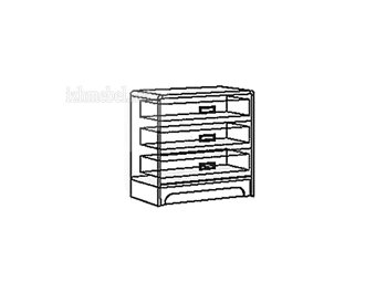 Терра Люкс модуль 4 - Комод - 7539