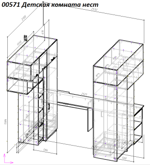 Нестандарт Детская комната - 71400