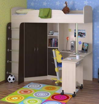 Кровать чердак Теремок-1 - 25500