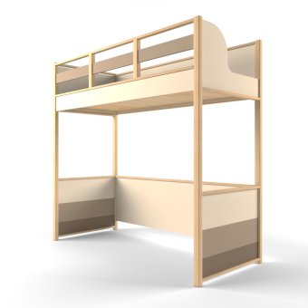 Кровать Чердак универсальная «Робин Вуд» - 0