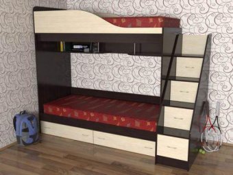Двухъярусная кровать Дуэт - 33790
