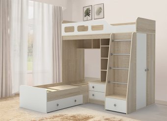 Астра-4 кровать двухъярусная - 33855