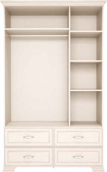 Шкаф для одежды 3-х дверный мод.1 Венеция без зеркала - 28886