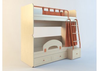 Немо (НКР-01) Двухэтажная кровать - 32835