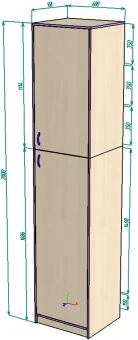 Нестандарт Шкаф 280*60 - 28600