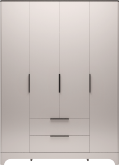 Шкаф для одежды 4-х дверный мод.2 Танго без зеркал - 35526