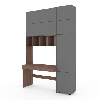 Нестандарт Стол письменный со стеллажом и шкафом 1650 - 31575