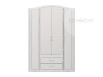 Виктория мод.02 Шкаф 4-дв. с ящиками без зеркал - 36608
