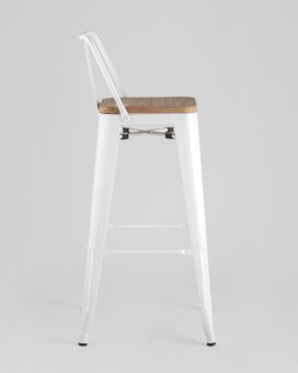 Стул полубарный TOLIX WOOD со спинкой - 4390