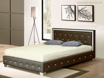 Кровать из экокожи Cladis - 57640