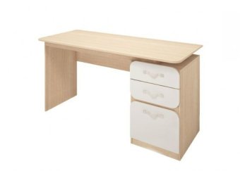 Манхеттен модуль 5 - Стол письменный с ящиками - 6590