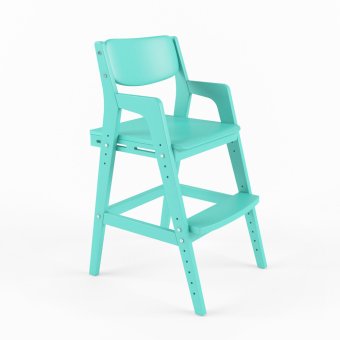 Стул растущий «Вуди» аква - 0